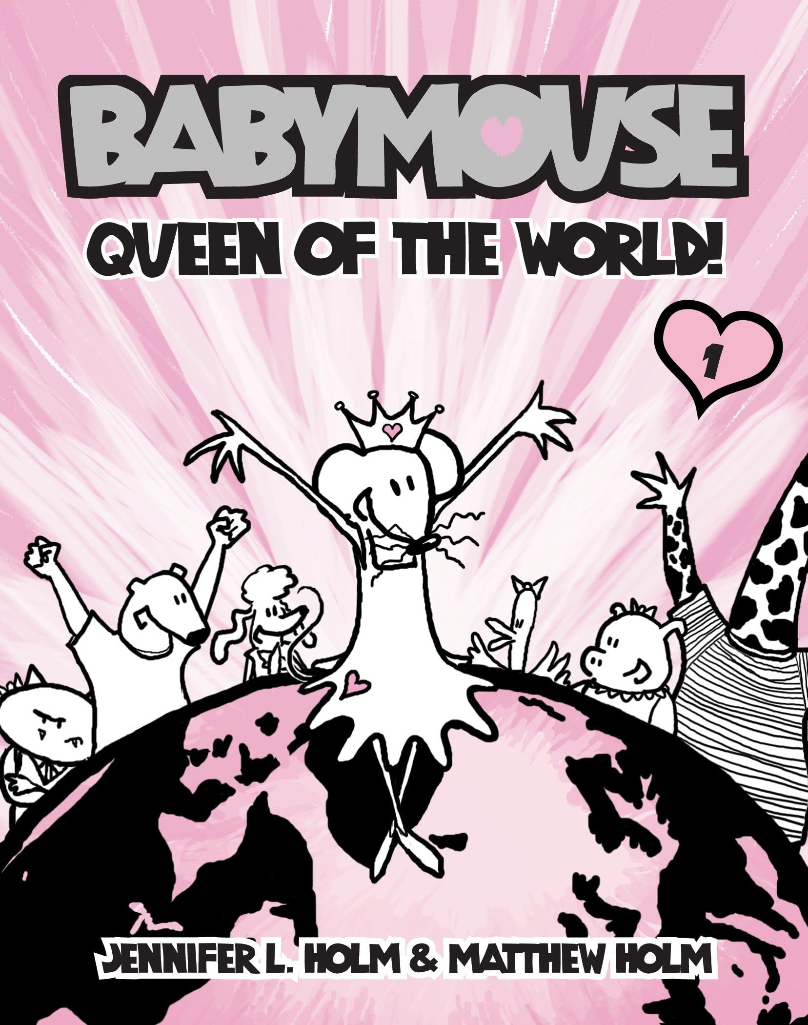 英語絵本　Babymouse シリーズ 20冊 Babymouse #1: Queen of the World!: Holm, Jennifer L., Holm