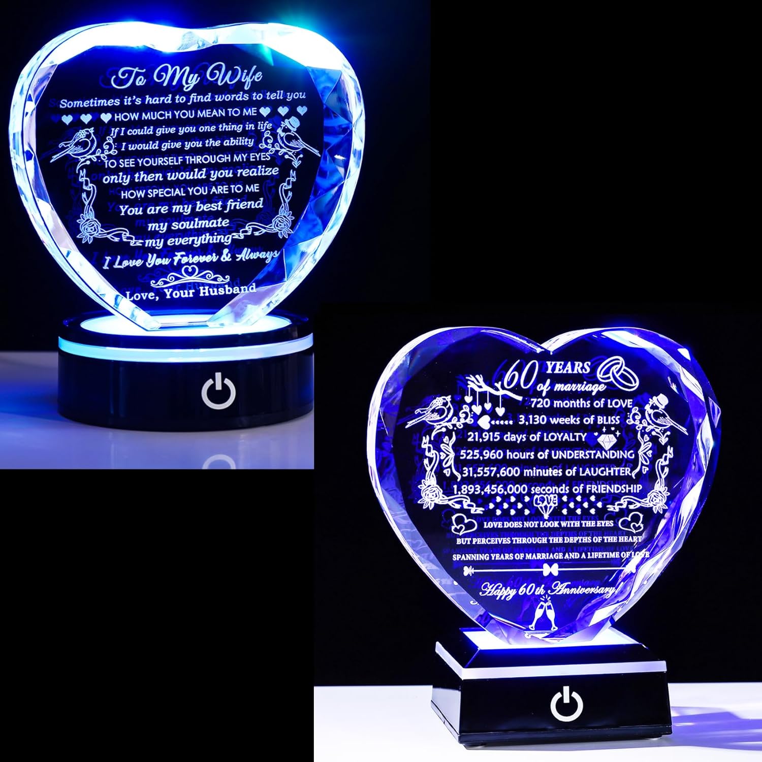 YWHL Romantic 60th Wedding for Wife Couples