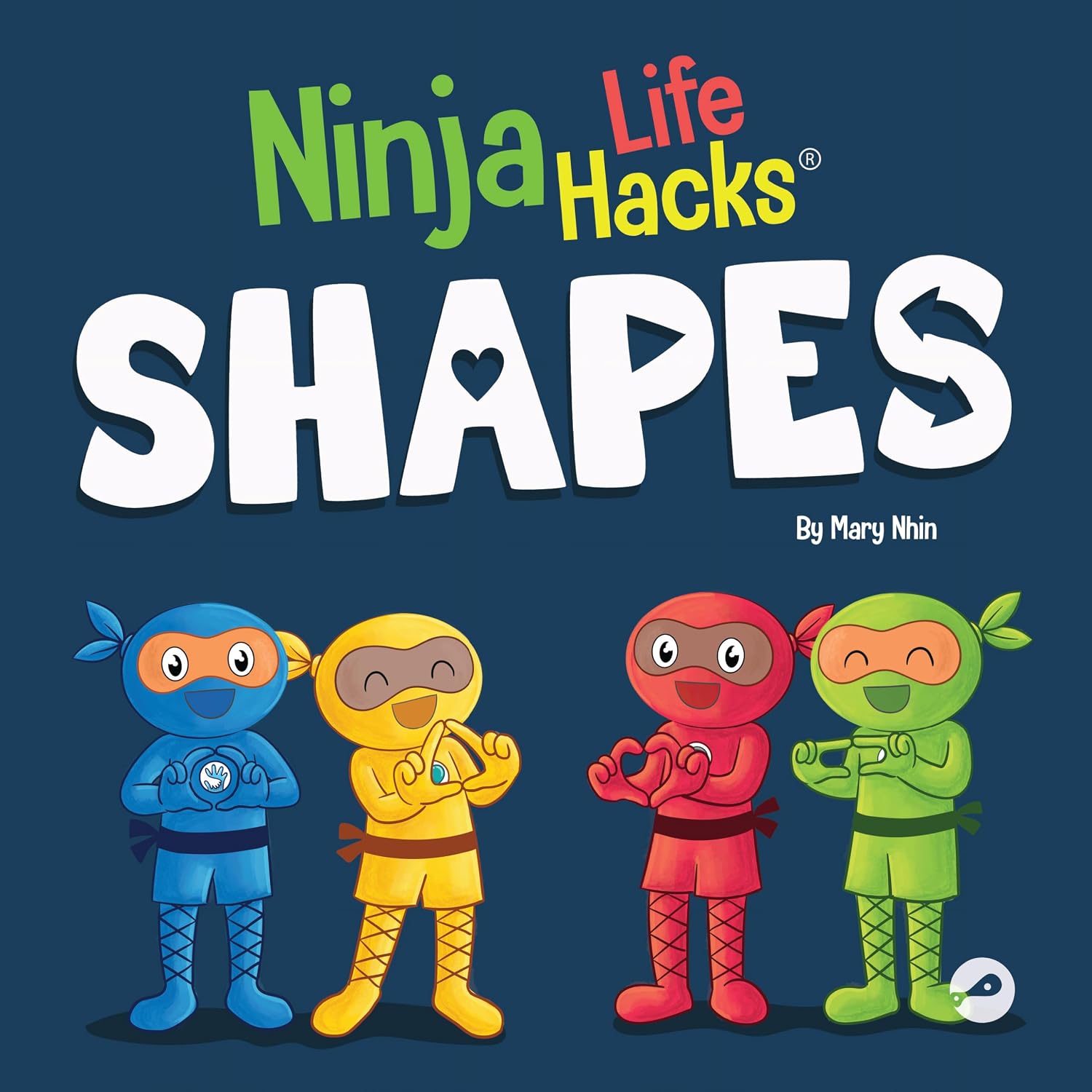 Little Ninja Life Hacks ABC’s, Shapes, Numbers, Colors Board Book Set: Social, Emotional Alphabet, Basic Concepts for Toddlers 1-3