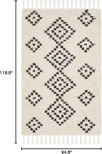 Miniatura 2 de MARTHA STEWART x SAFAVIEH MSR3124A - Alfombra hecha a mano de lana de damasco y viscosa de 7 pies 9 pulgadas x 9 pies 9 pulgadas, para sala de