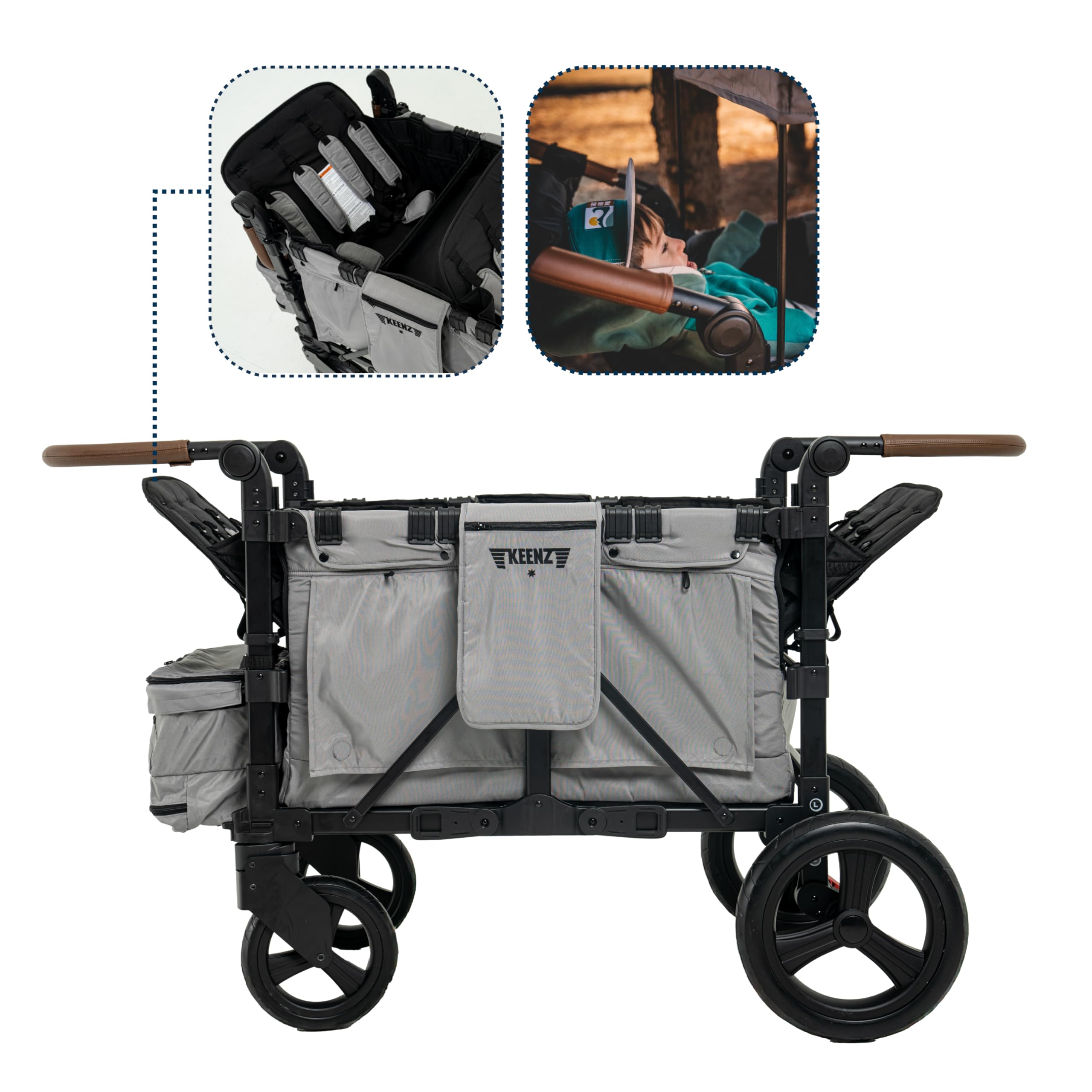 Amazon | Keenz XC+ EVO - ラグジュアリー コンフォート ベビーカー