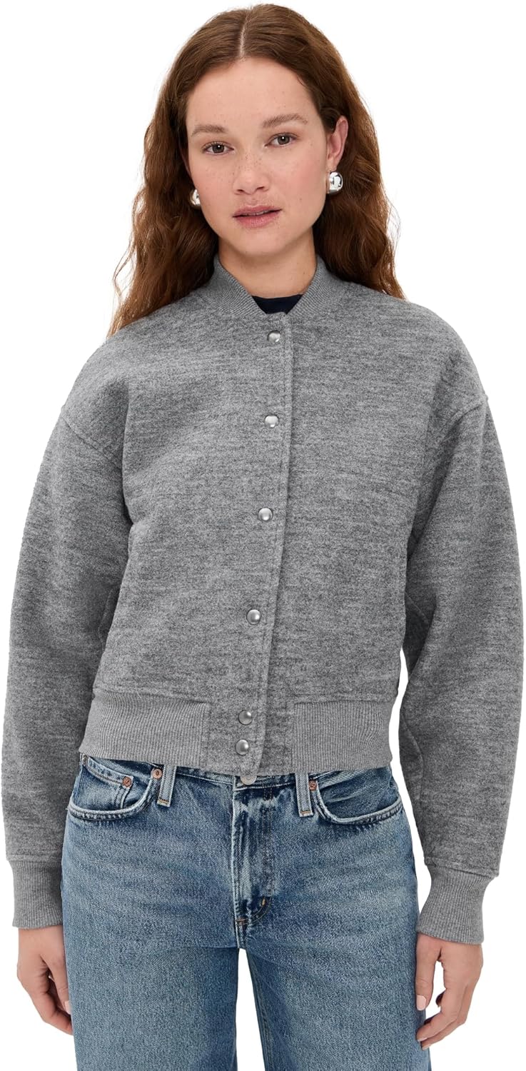 Madewell Women's Snap Front Bomber Jacket