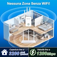 NEWFAST 1200Mbps WiFi erősítő, 2.4GHz/5GHz, 4 antenna, Ethernet, WPS 8