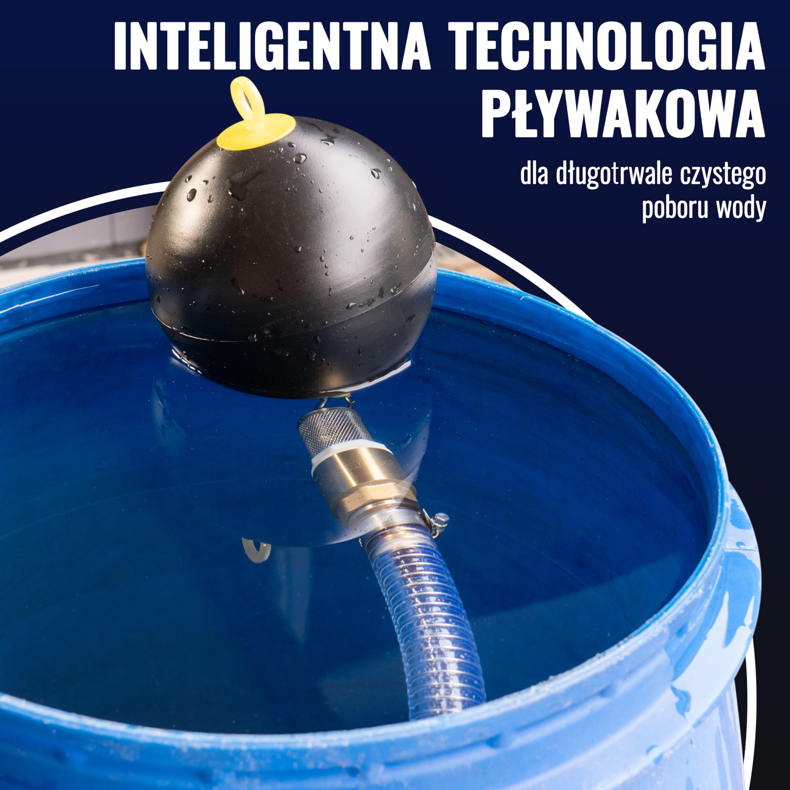 Poppstar zestaw do odsysania: pływak 6" z karabinkiem 5x50mm
