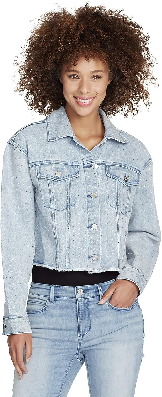 Skinnygirl Women's Crop Denim Jacket at 