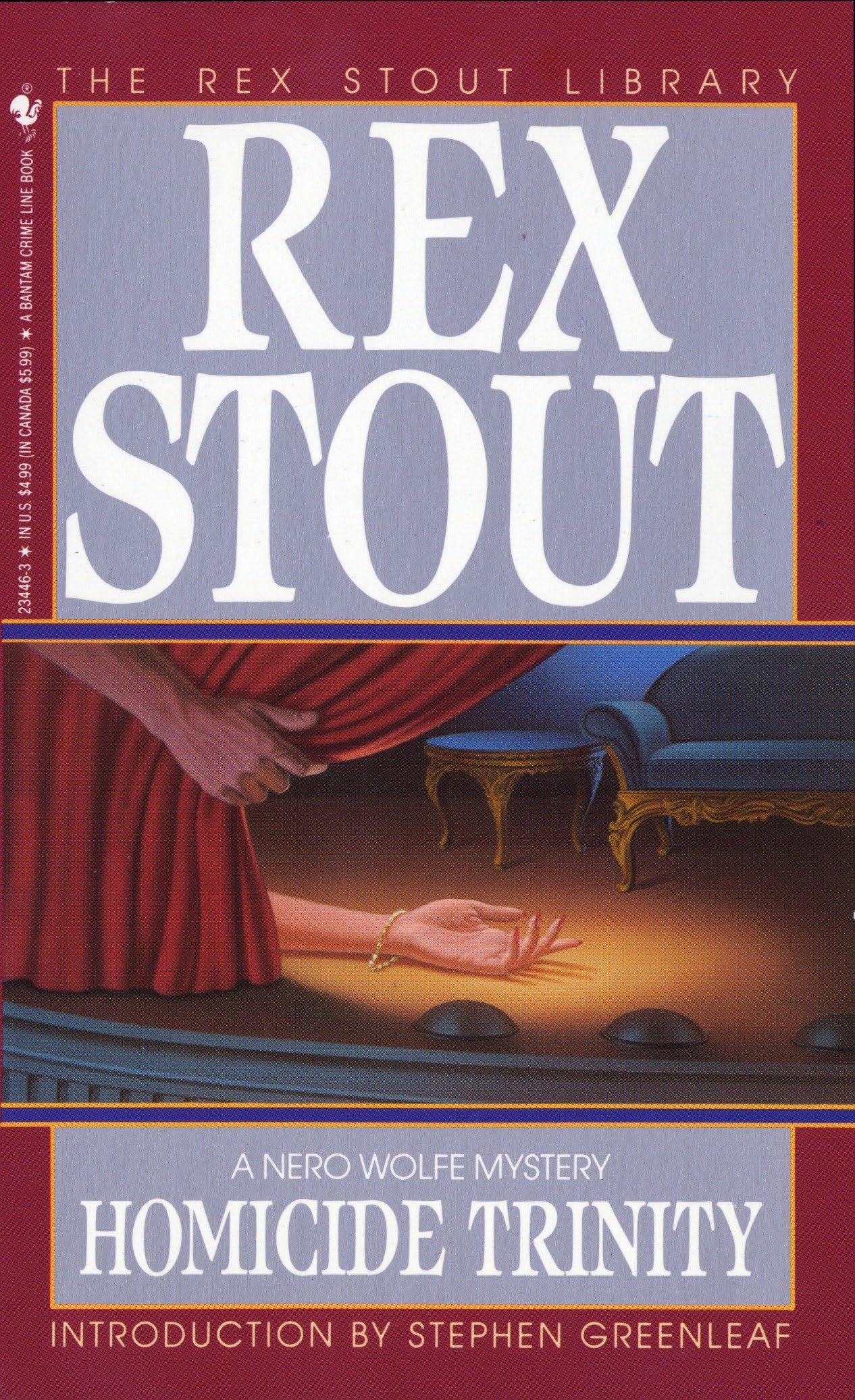 Homicide Trinity (Crime Line): 36 (Nero Wolfe)