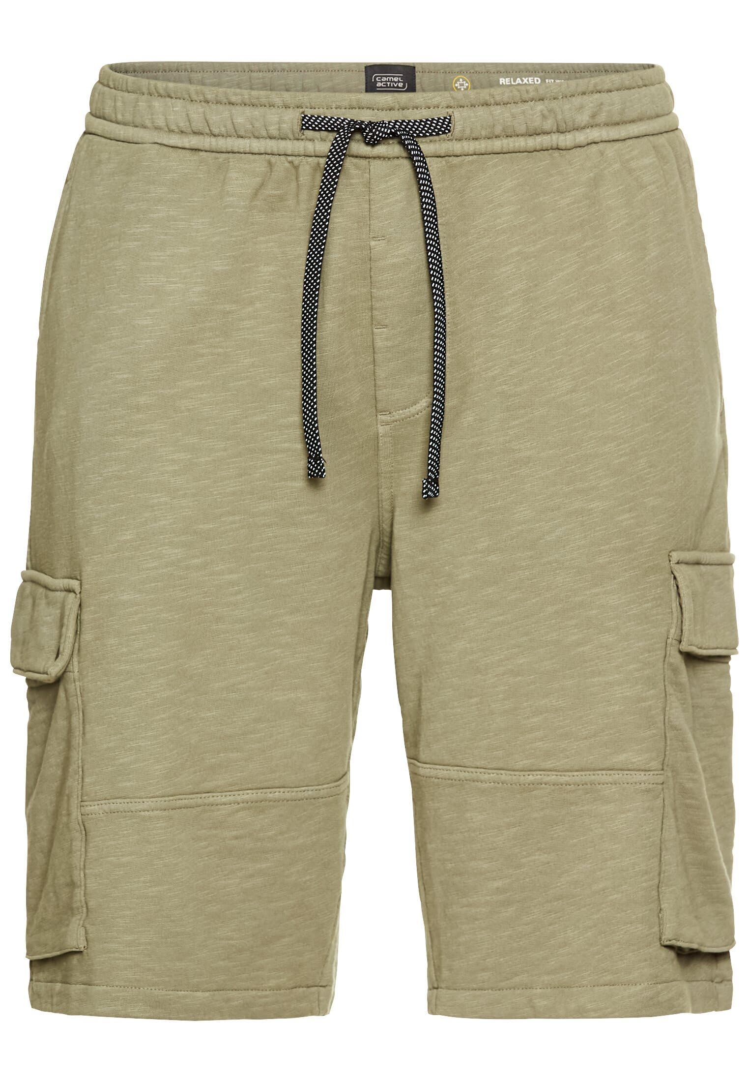 camel active Men's Shorts, Dark Green, L