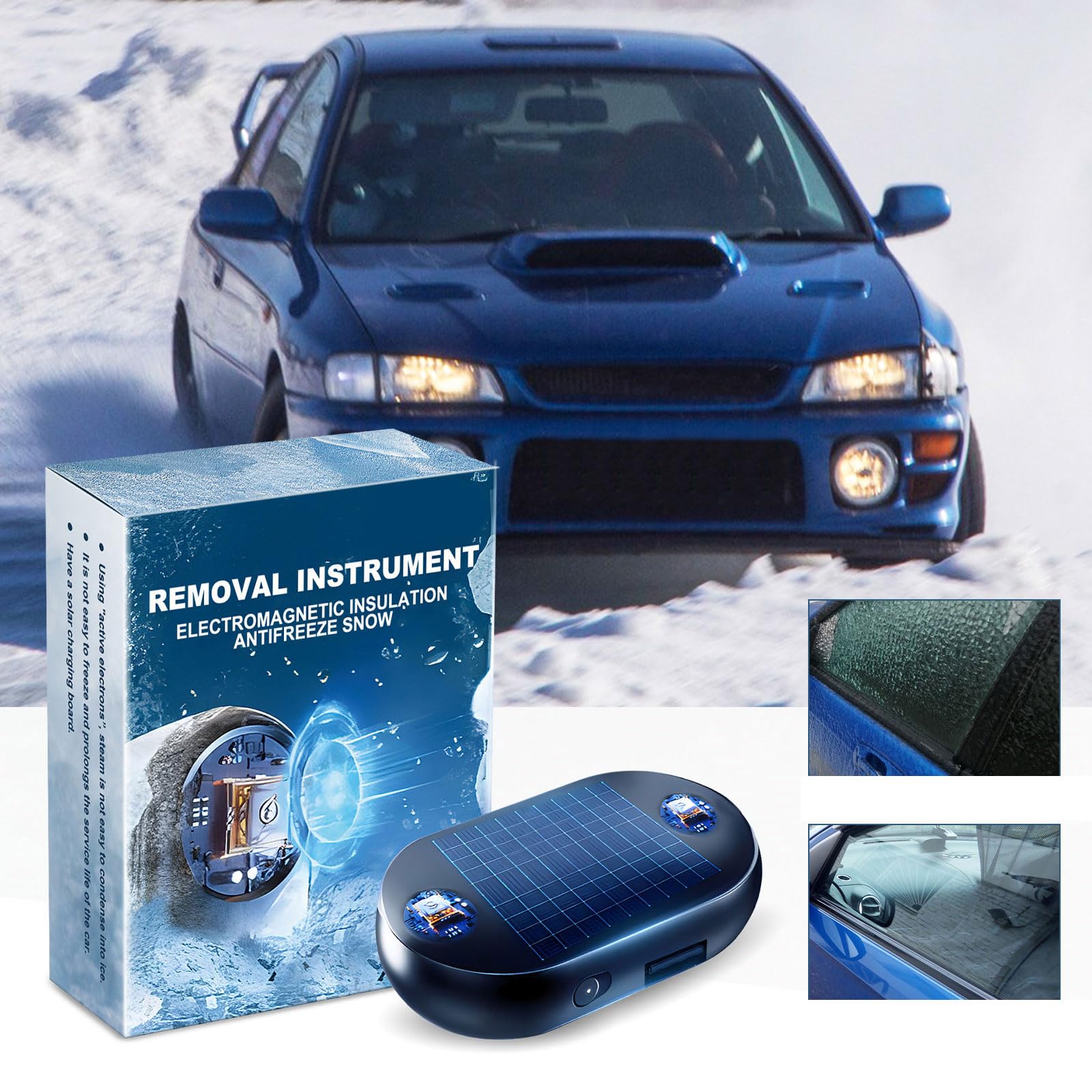 Antifreeze Auto Car Electromagnetic Windshield Snow Removal Window Glass Microwave Deicing Anti-ice Instrument