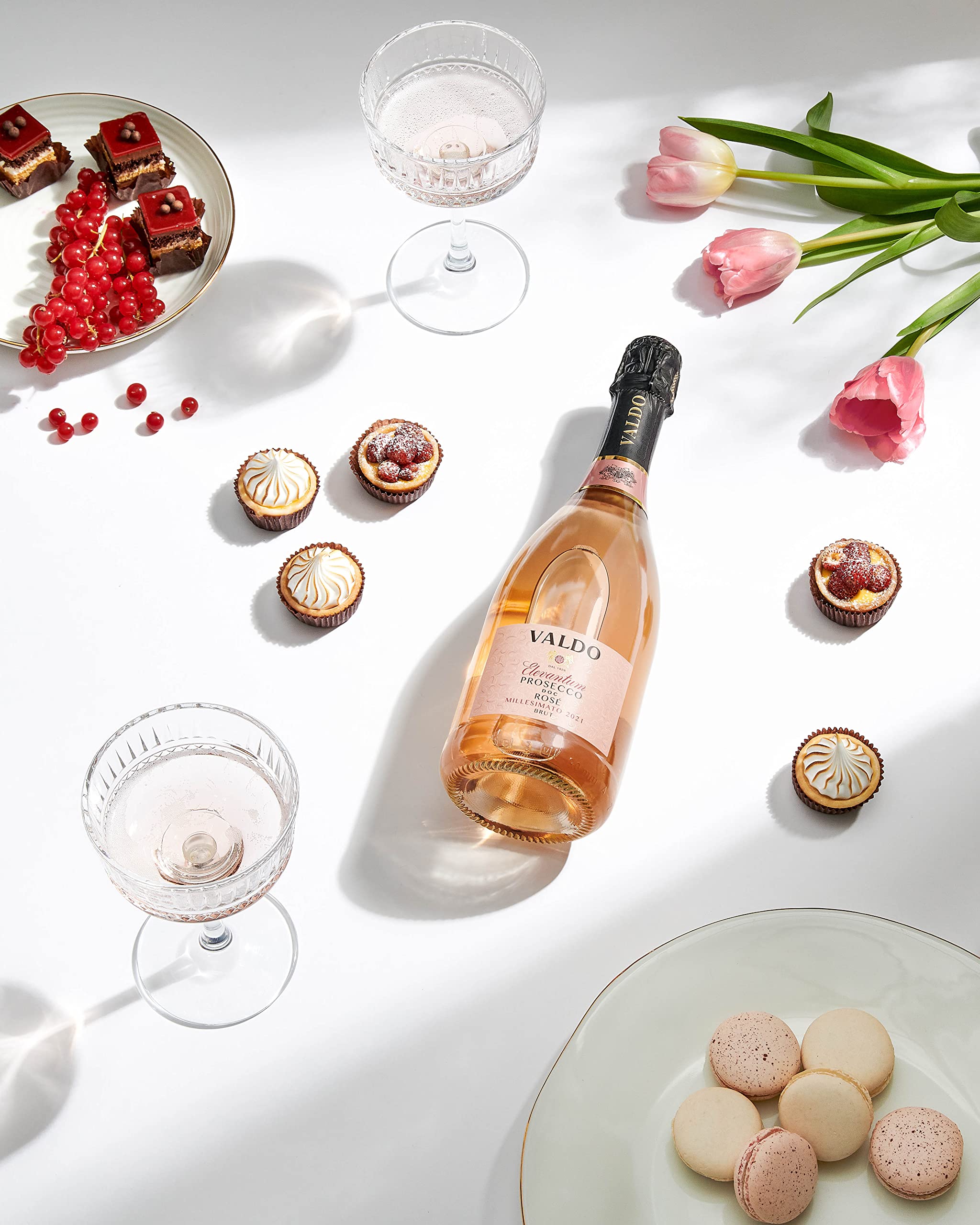 Valdo Elevantum Prosecco Doc Rosé Brut Millesimato - 750ml x 6