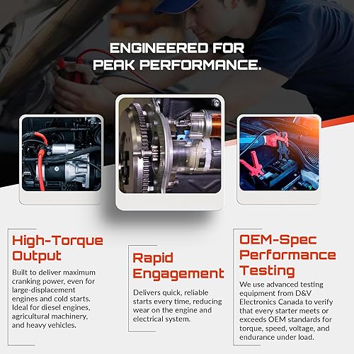 Miniatura 4 de Motor de arranque de 12V para tractores Ford 8N, 9N, 2N - Años modelo 1939-1952 - 3109, 8N1100R, 8N11001, 1831810, 8N-11001R, 9N11001, 9N11002,