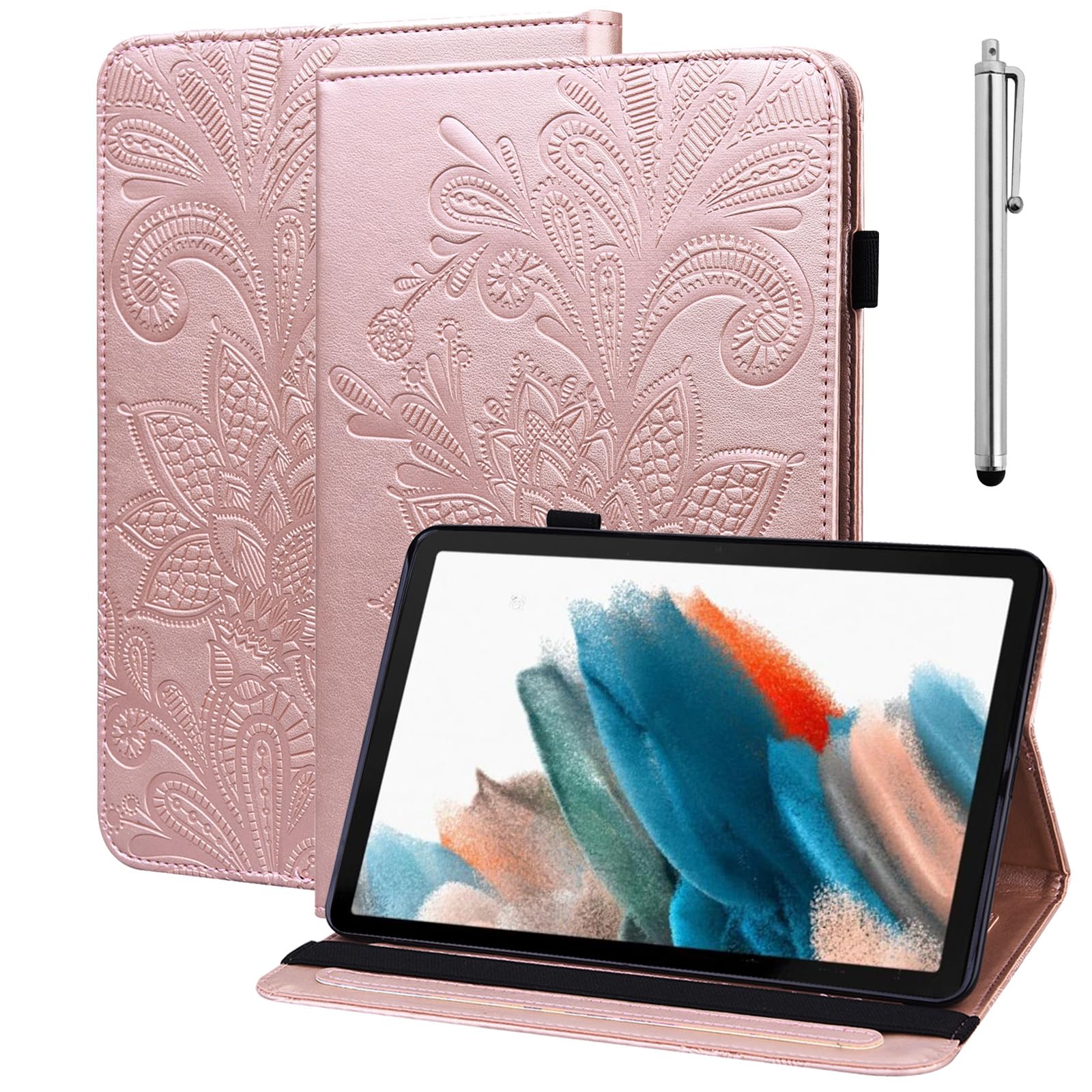 Tablet Case VODEFOX Case For Lenovo Tab M9 | Peacock Floral PU