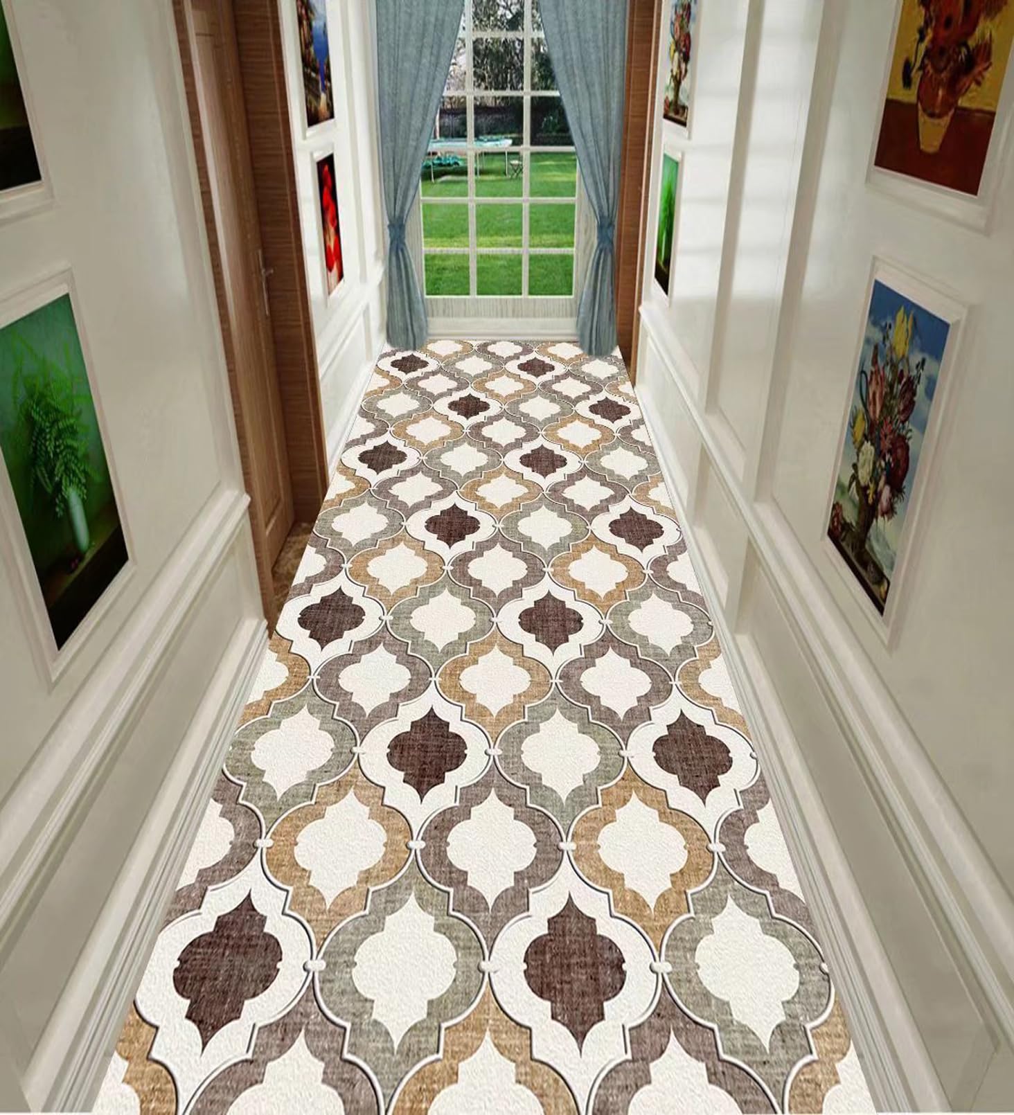 Tapis de couloir extra long pour sécuriser les sols glissants de la maison