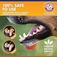 Vista 3 de Arm & Hammer Complete Care - Pasta de dientes enzimática para cachorros, sabor a mantequilla de maní, pasta de dientes enzimática para perros