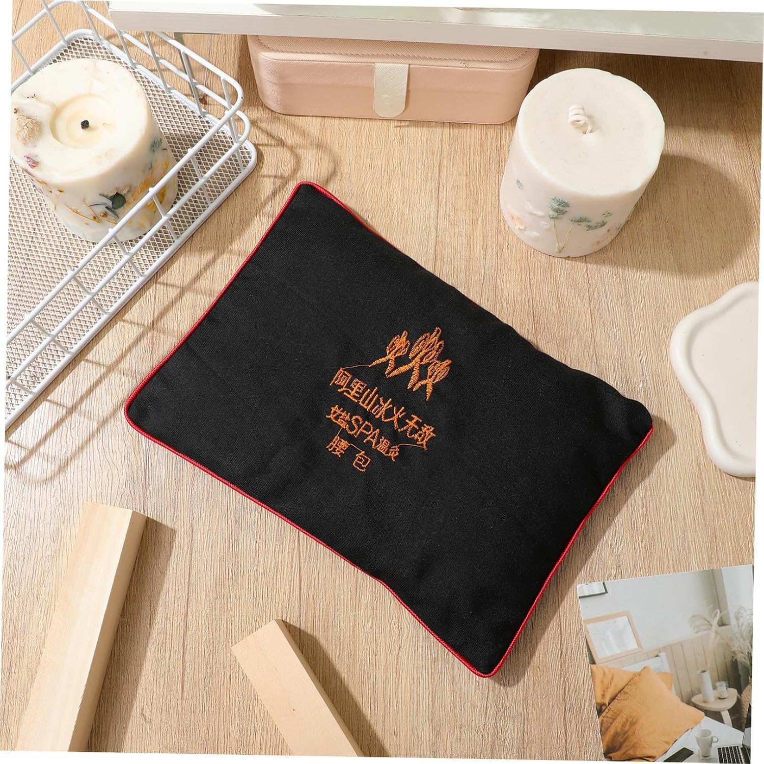 Microwavable Salt Heating Pad for Neck Waist and Shoulders Wrap for and Relaxation for Elderly Use Soothing Mineral Salt Diffusion