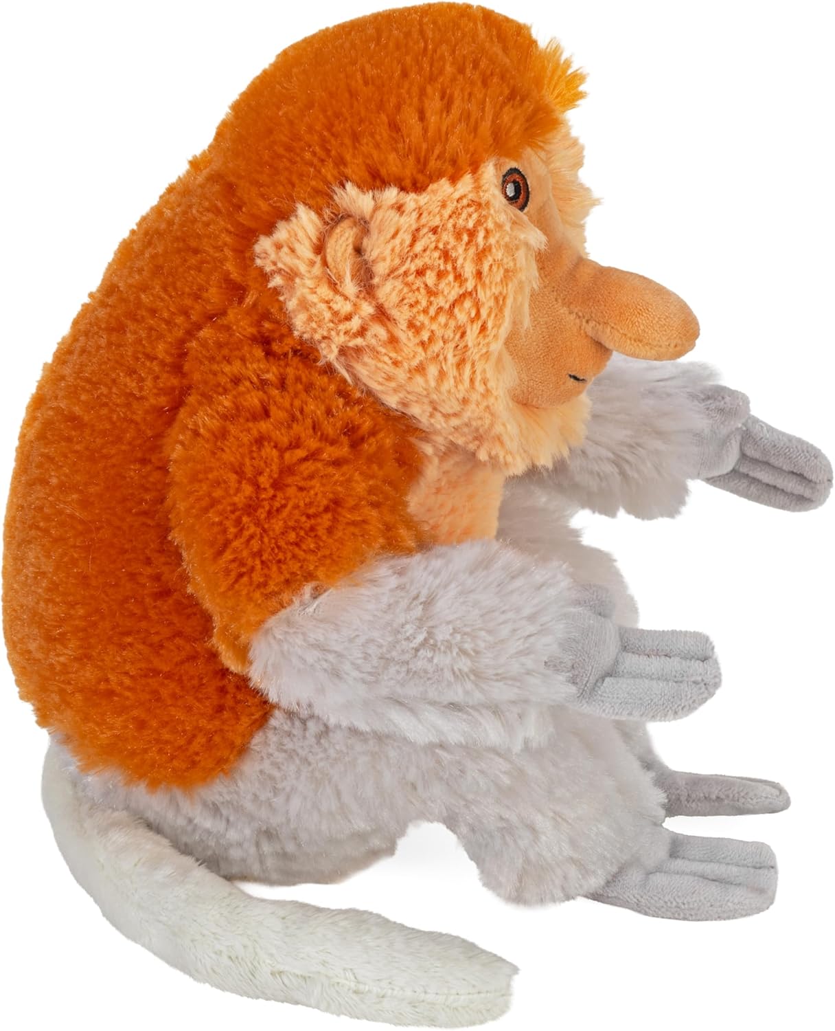 Wild Republic Cuddlekins Eco Mini Proboscis Monkey, Stuffed Animal, 8 Inches, Plush Toy, Fill is Spun Recycled Water Bottles