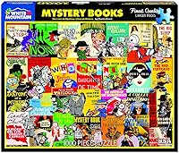 Vista 2 de White Mountain Puzzles Mystery Books - Rompecabezas de 1000 piezas