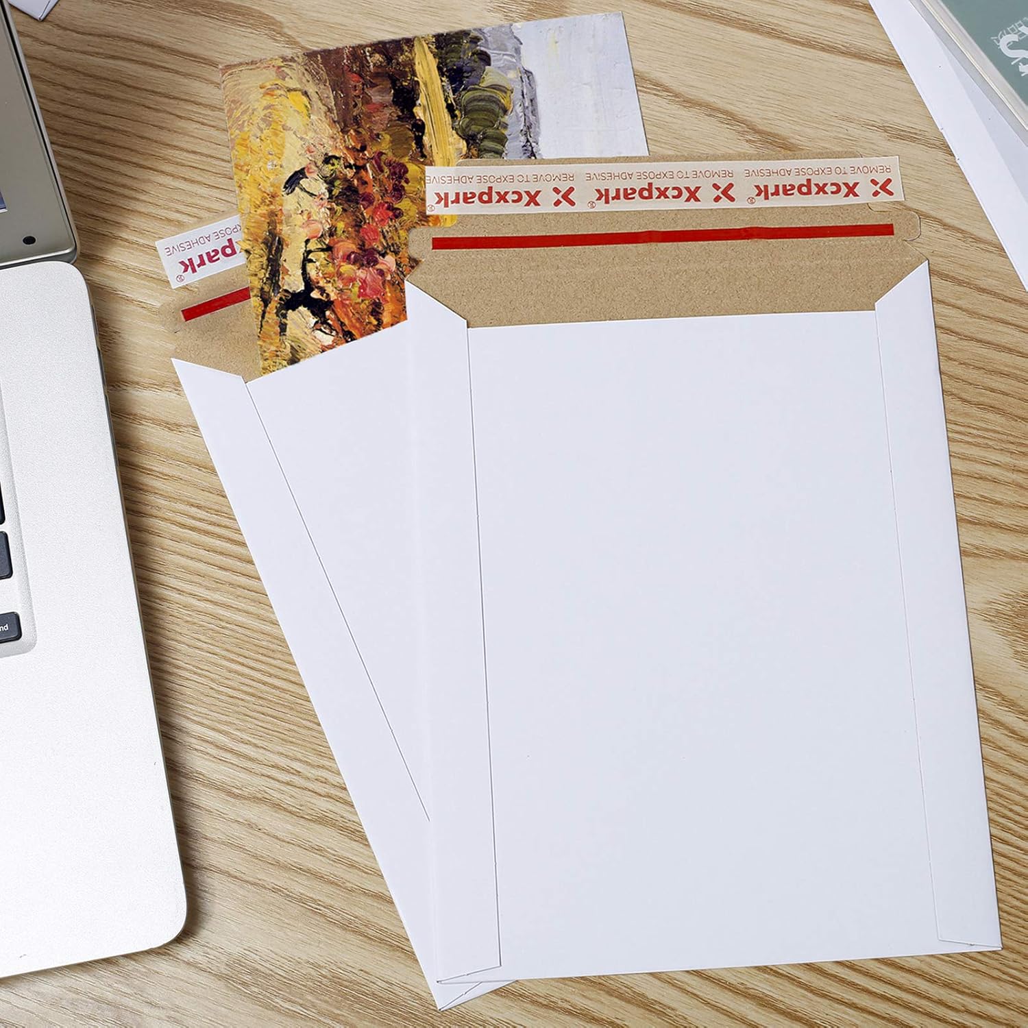 25 Pack Rigid Mailers 9.25 x 11.75 inches, Self Seal Photo Document Mailers Premium Cardboard Keep Flat Envelopes for Photos, Pictures, Papers, Files, CD - Image 6