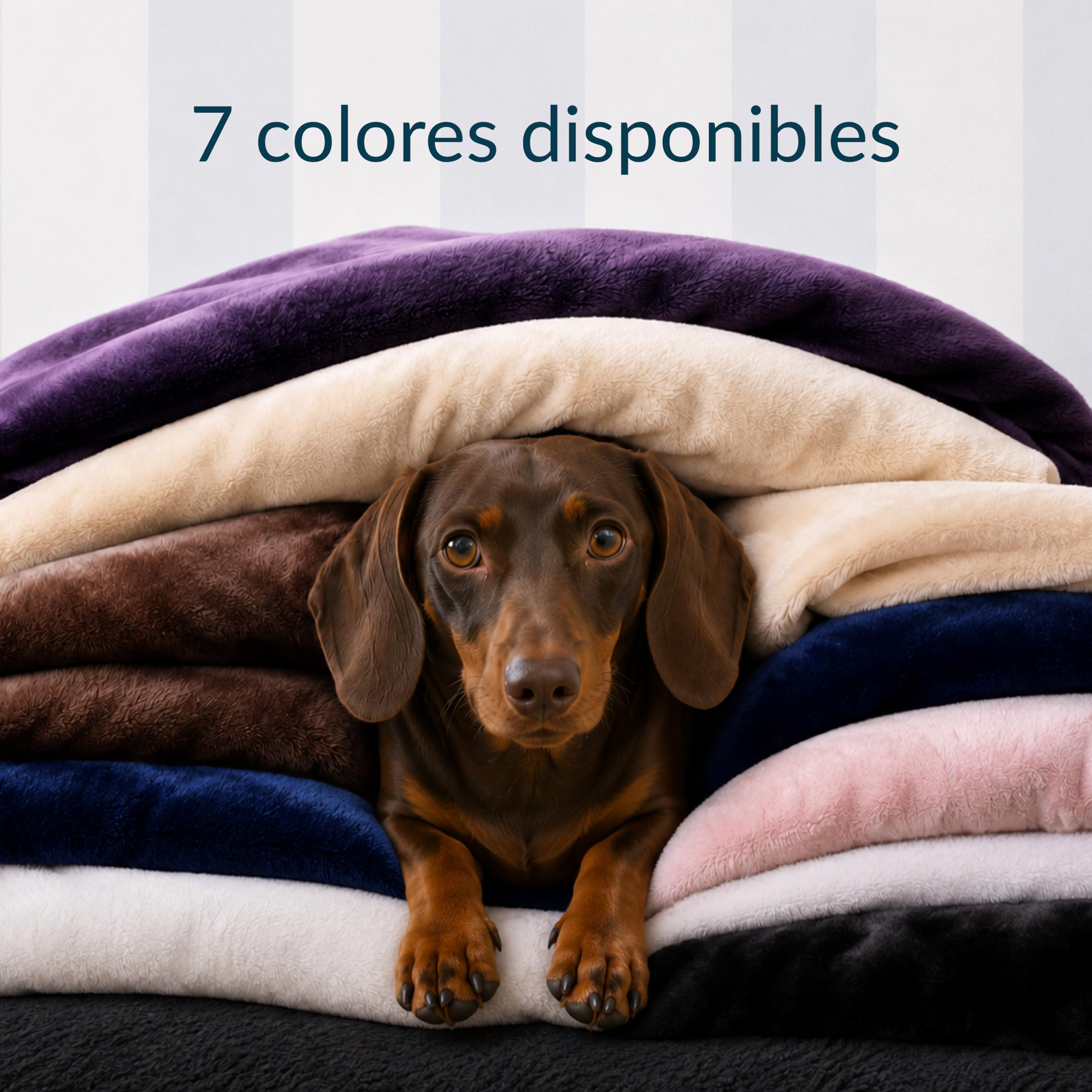 Twinzen Manta Impermeable Perro 127x152 cm Gris Oscuro - Manta para Perros Reversible y Lavable - para Sofá y Cama - Sherpa