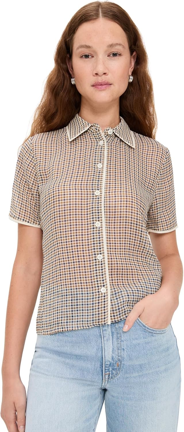 FRAME Women’s The Houndstooth Top