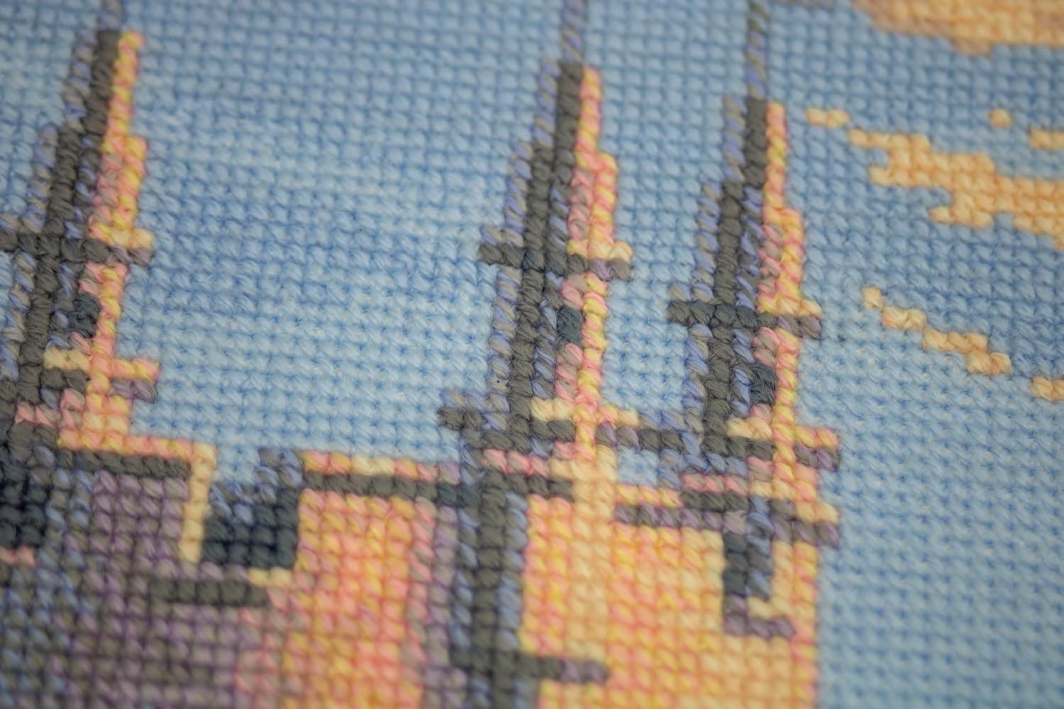 RIOLIS - Swallow's Nest 1645, Cross Stitch Kits 13,78" x 23,62", Cross Stitch Kits for Beginners & Advanced, Crossstitching Kit Adult, Embroidery Counted Stitching Kit