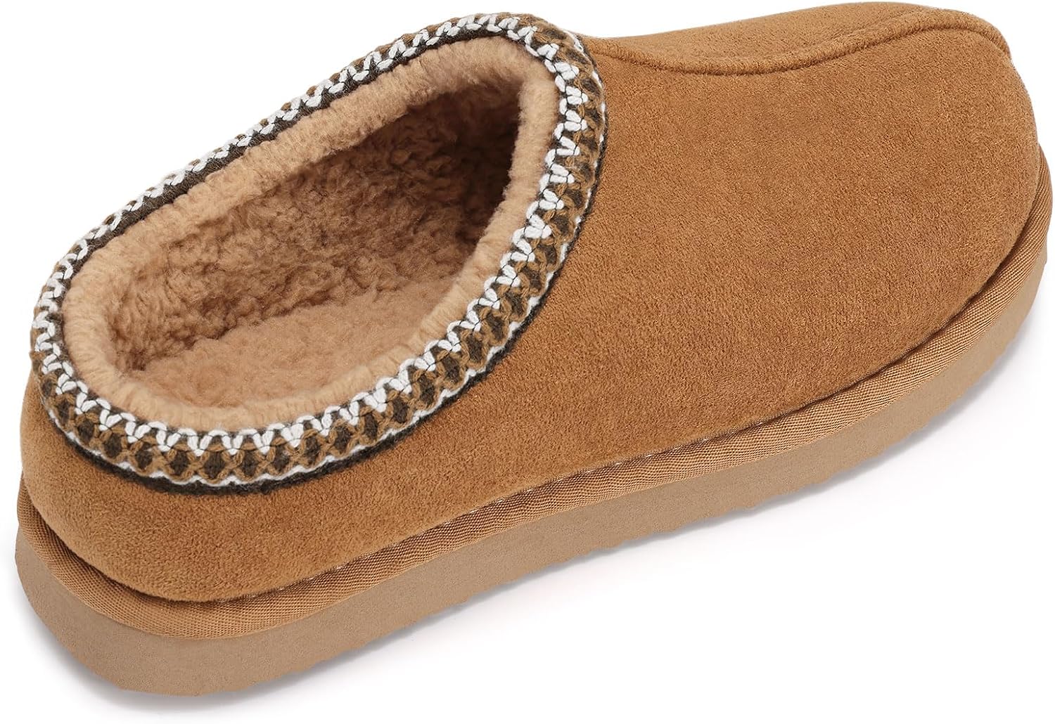 Litfun Mens Memory Foam House Slippers Winter Warm House Shoes Fuzzy Comfy Clog Slippers Indoor Outdoor