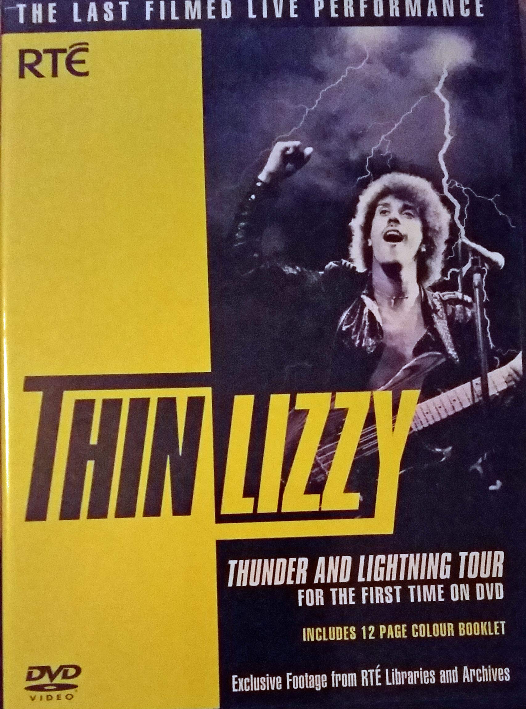 貴重Thin Lizzy Thunder & Lightning UK盤2LP Thin Lizzy - Thunder And Lightning (Metallic Gold Vinyl