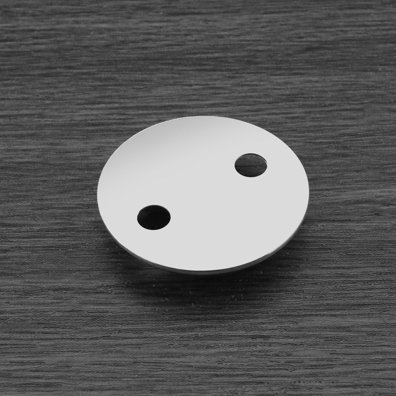 Lot De 10 Points D'arrimage Ronds En Aluminium - Pour Rails De Camion, VTT, Moto, Motoneige (diamètre 44 Mm)