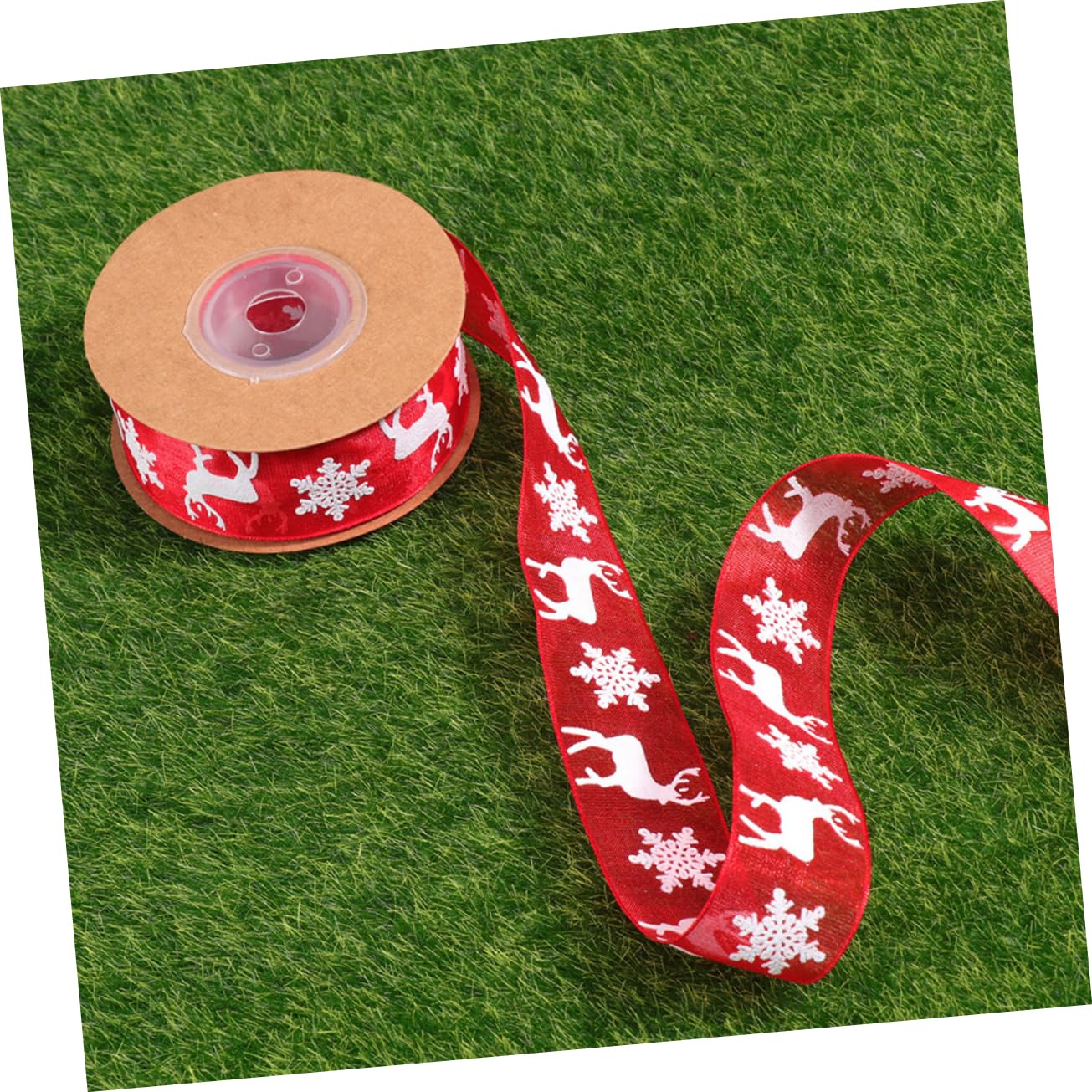 VILLCASE 3 Set Di Nastri Natalizi in Grosgrain Nastri Natalizi in Pizzo Delicato 10 M Artigianali Per Decorazioni Per Alberi Feste 2 Pezzi*3