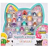Squish-a-longs 25 Pack - Series 2 - (25) 1” Mini-Squish, 5 Accessories, 1 Ring, & 1 Collector’s Guide - 2 Chase Figures - Collect, Trade, & Play