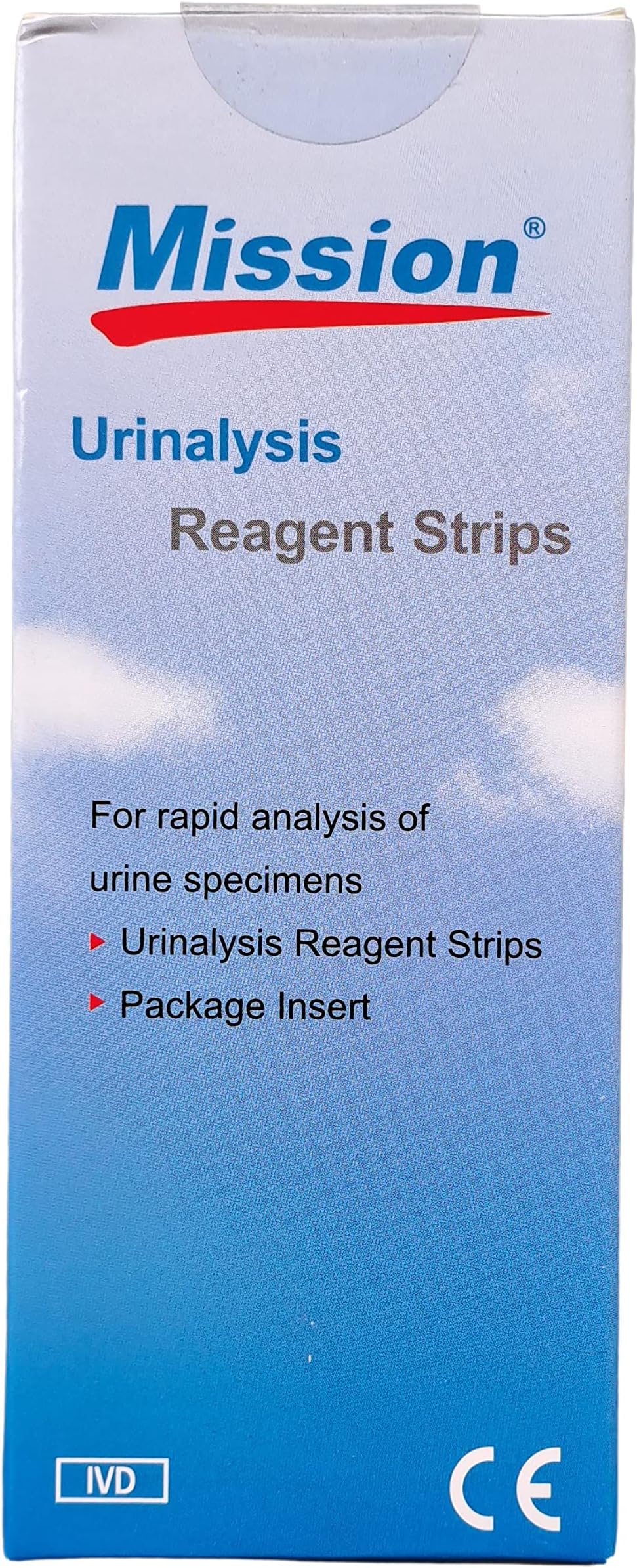Mission 2 Parameters Urinalysis Reagent 100 Strips