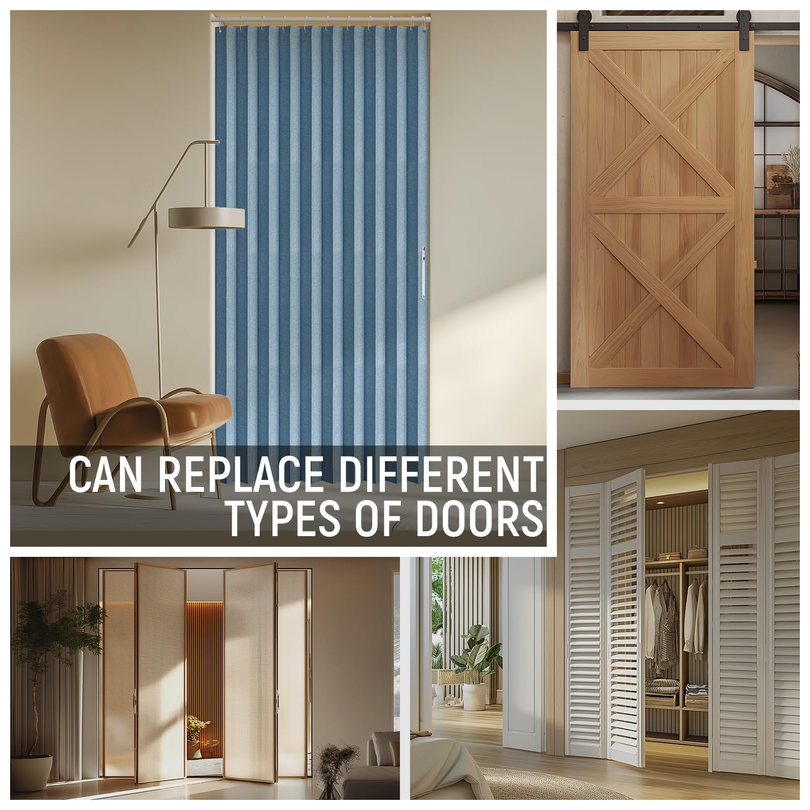 Replace Door With Curtain