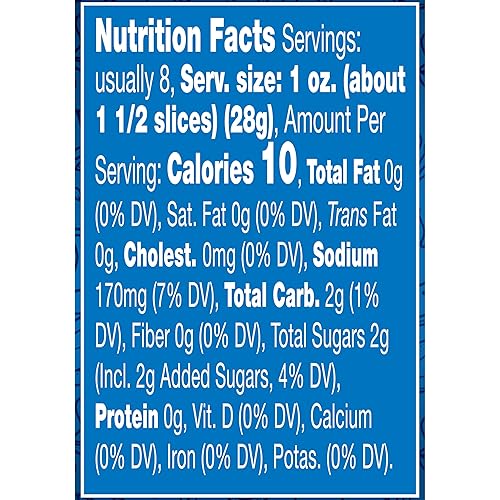 Miniatura 2 de Vlasic Stackers Encurtidos de pan y mantequilla, 16 onzas líquidas