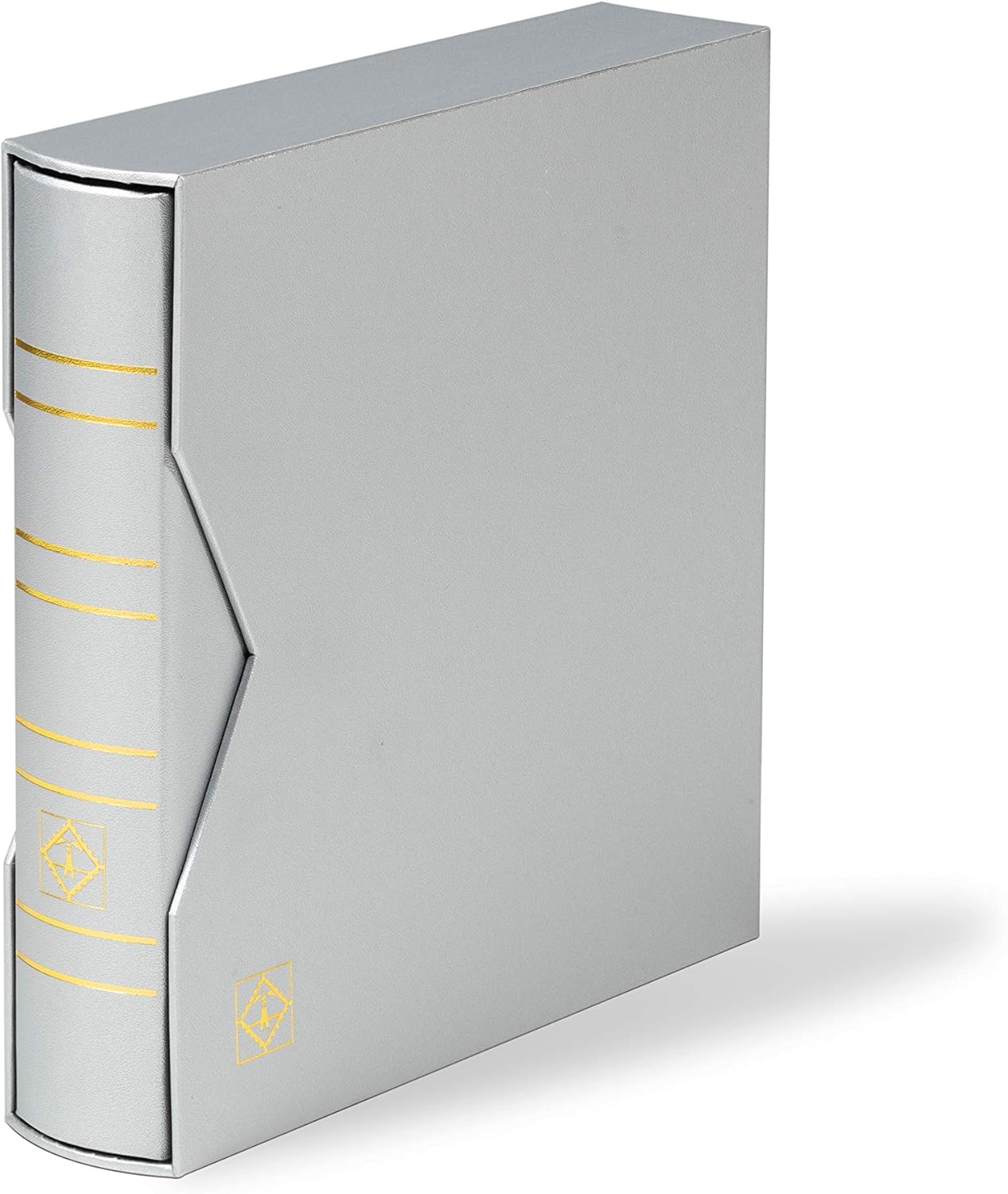 Lighthouse Ringbinder NUMIS, in Classic Design with slipcase, Silver