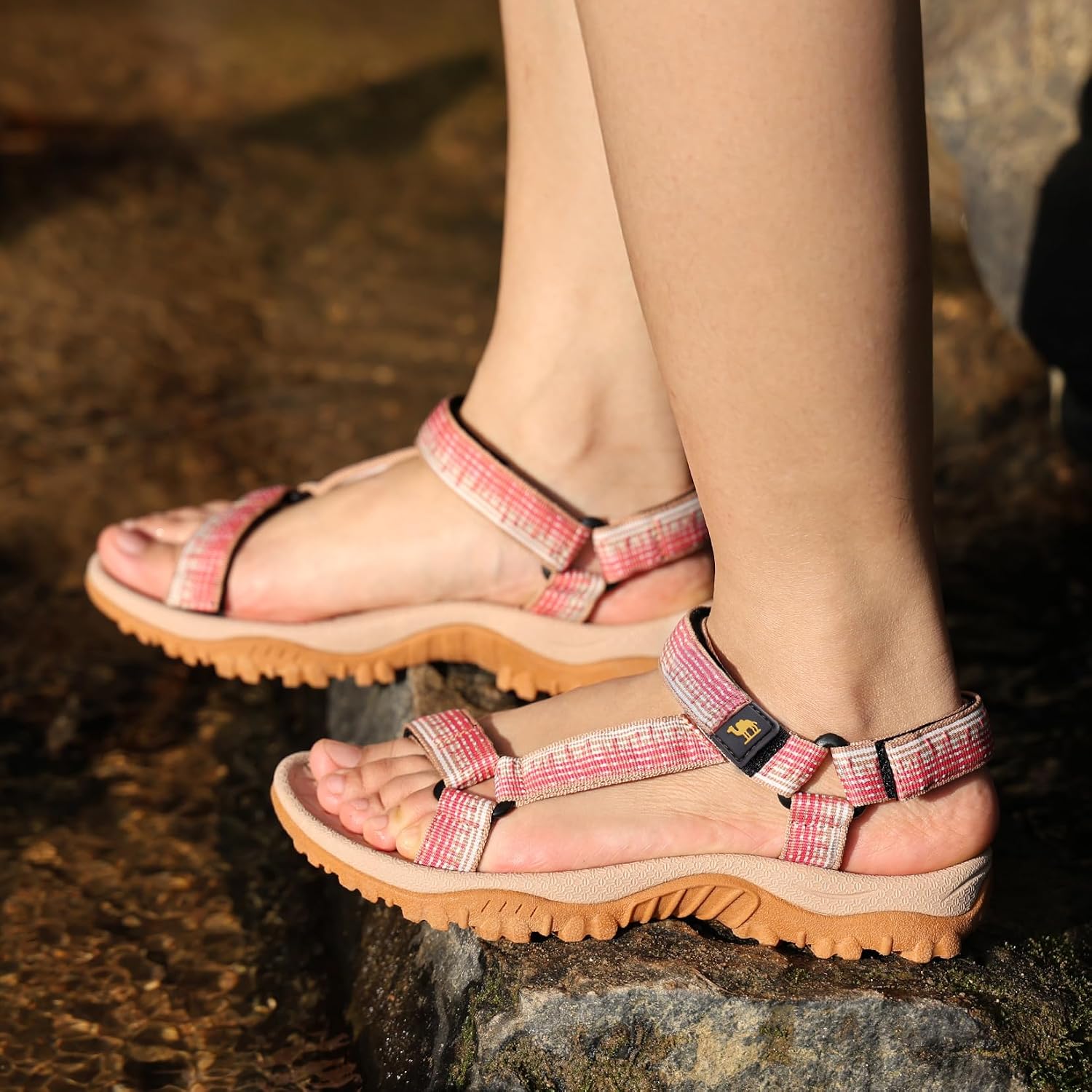 CAMEL CROWN Hiking Sport Sandals for Women Anti-skidding Water Sandals Comfortable Athletic Sandals for Outdoor Wading Beach image 3
