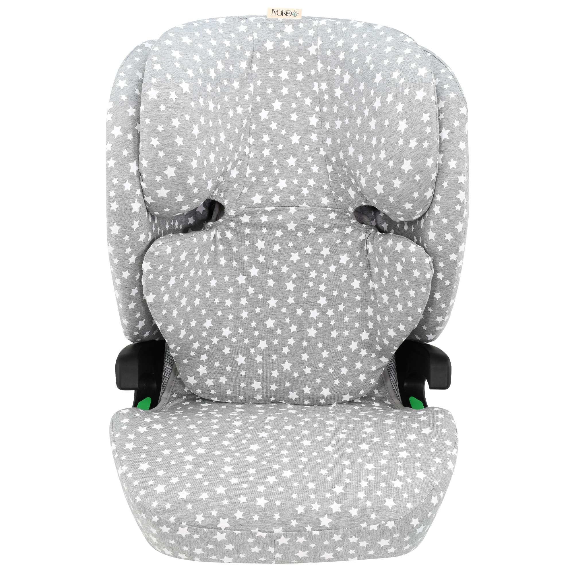 JYOKO Kids Cover Compatible with Axkid Minikid, Kidzone, Duofix, Rekid (White Star, Axkid Nextkid) - Image 2