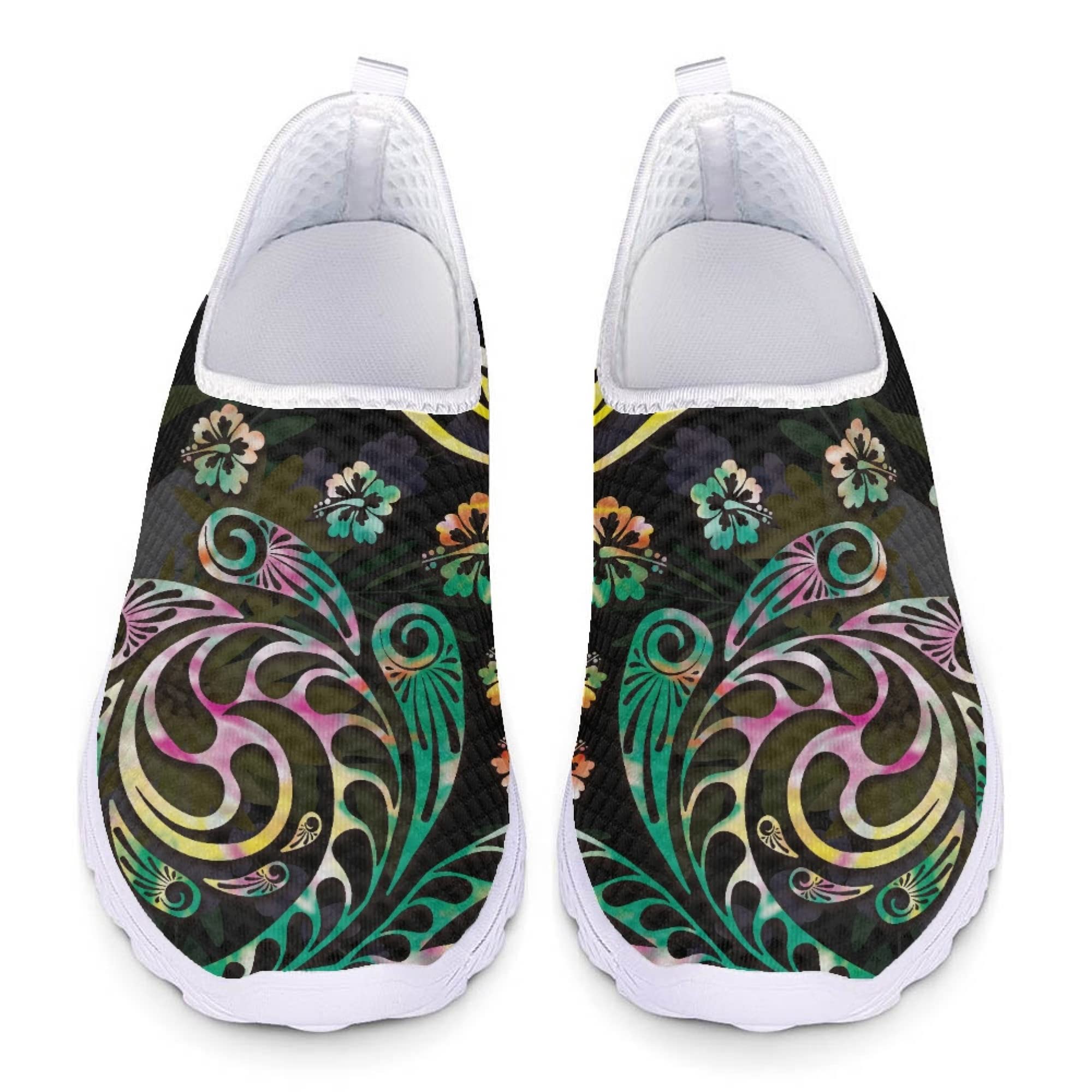 MARSVOVO Womens Slip On Sneakers Fashion Air Knitted Mesh Casual Comfortable Walking Shoes