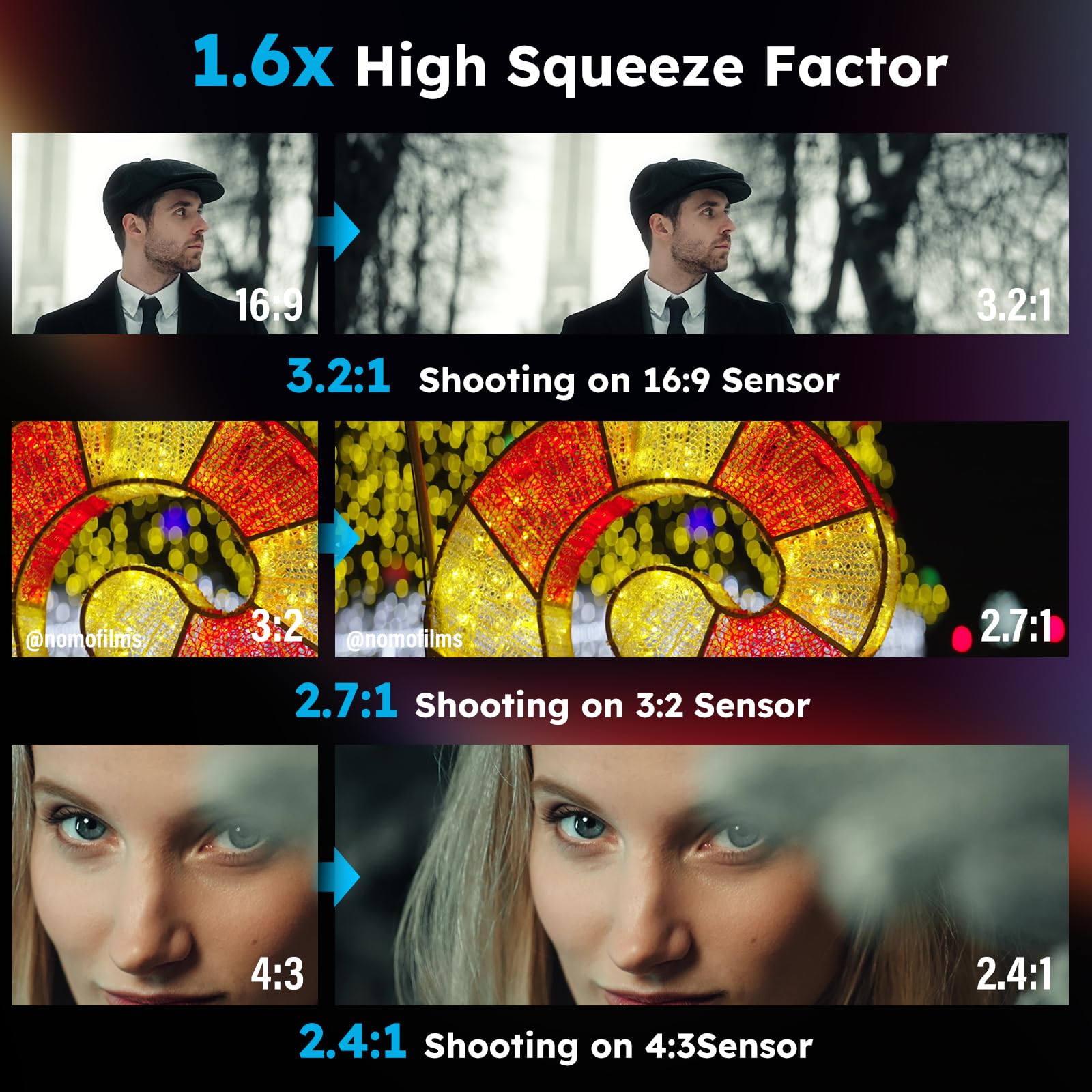 Amazon.co.jp: SIRUI 135mm T2.9 1.8X フルサイズ アナモルフィック