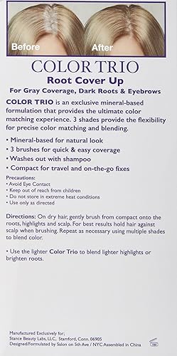 Miniatura 3 de Color Trio Root Cover Up, rubio oscuro