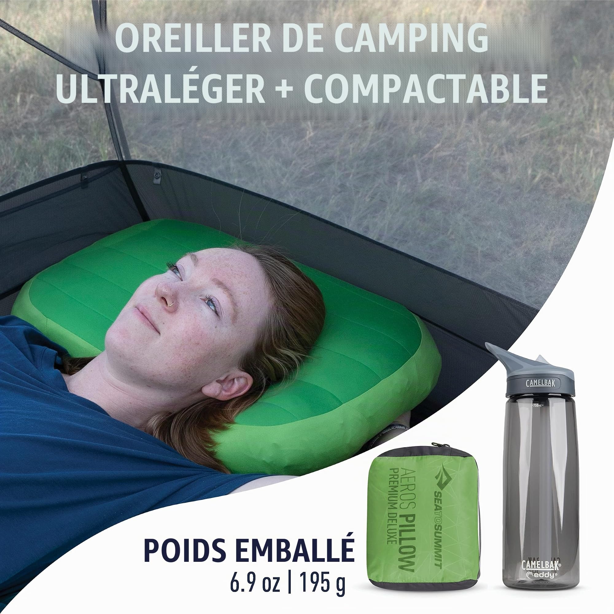 SEA TO SUMMIT Almohada Aeros Premium Deluxe Lima
