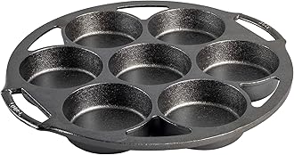 Lodge Seasoned Cast Iron Mini Cake Pan, 7 Impressions