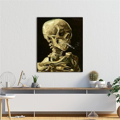 Miniatura 988 de A&T ARTWORK The Starry Night de Vincent Van Gogh. Tamaño del marco: 36 x 30 pulgadas, tamaño de la imagen: 30 x 24 pulgadas, reproducciones clásicas