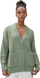 KOTON Girls V Neck Buttoned Knitted Cardigan Cardigan Sweater (pack of 1)