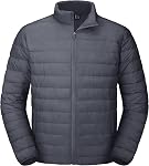 MAGCOMSEN Men's Puffer Jacket Winter Warm Lightweight Coats Waterproof Windproof Insulated Jacket