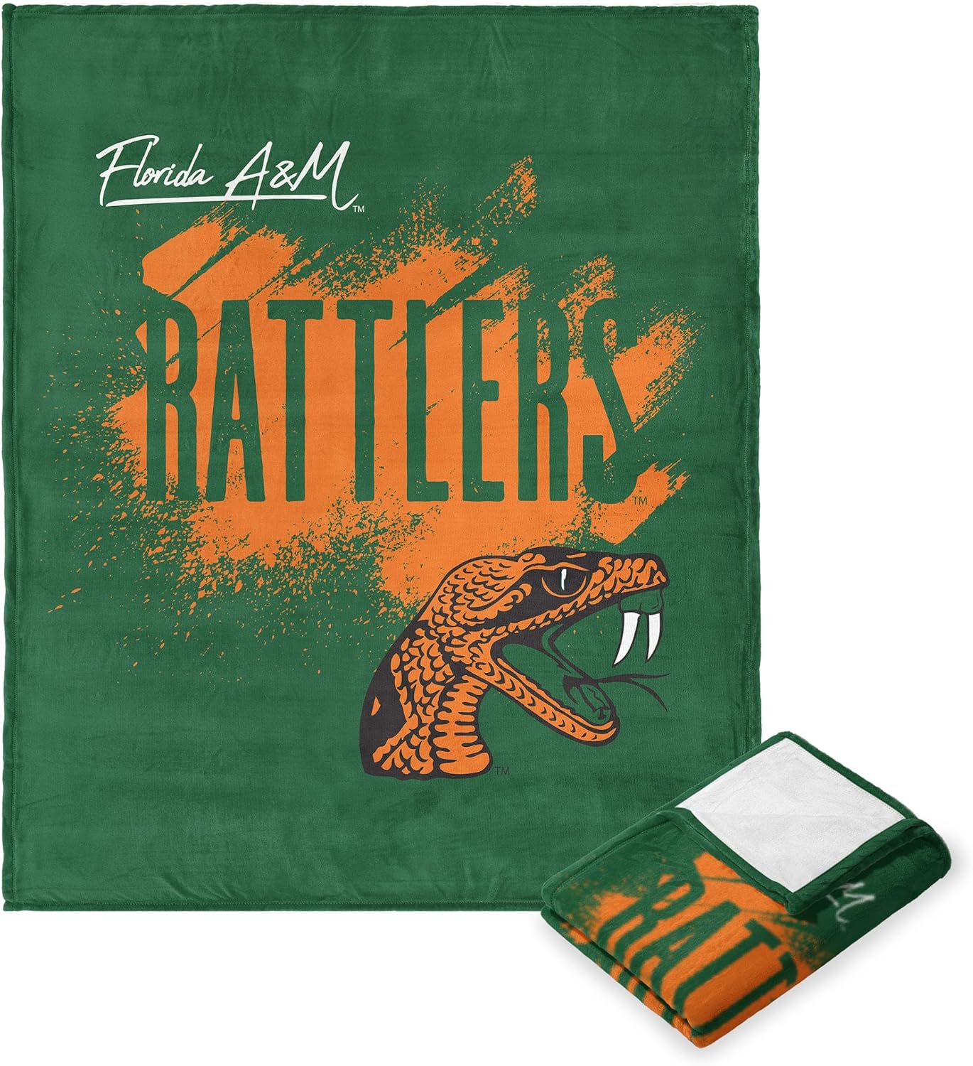 Northwest NCAA Florida A&M, Tradition, Silk Touch Throw Blanket, 50 x 60 Inches