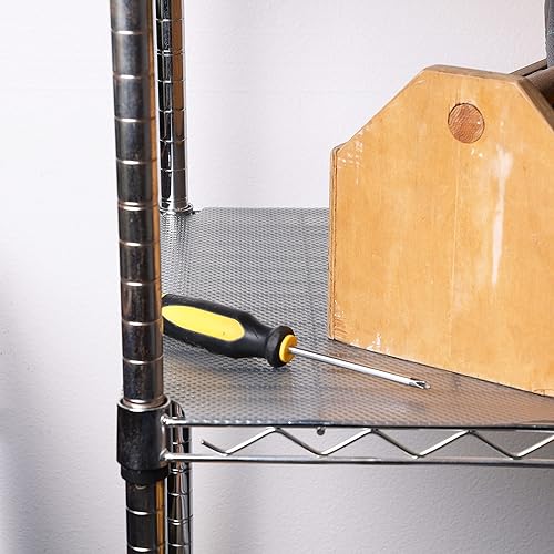 Miniatura 6 de Con-Tact Brand Premium Plus - Forro no adhesivo para estantes y cajones, 18 x 6 pies, humo Nova