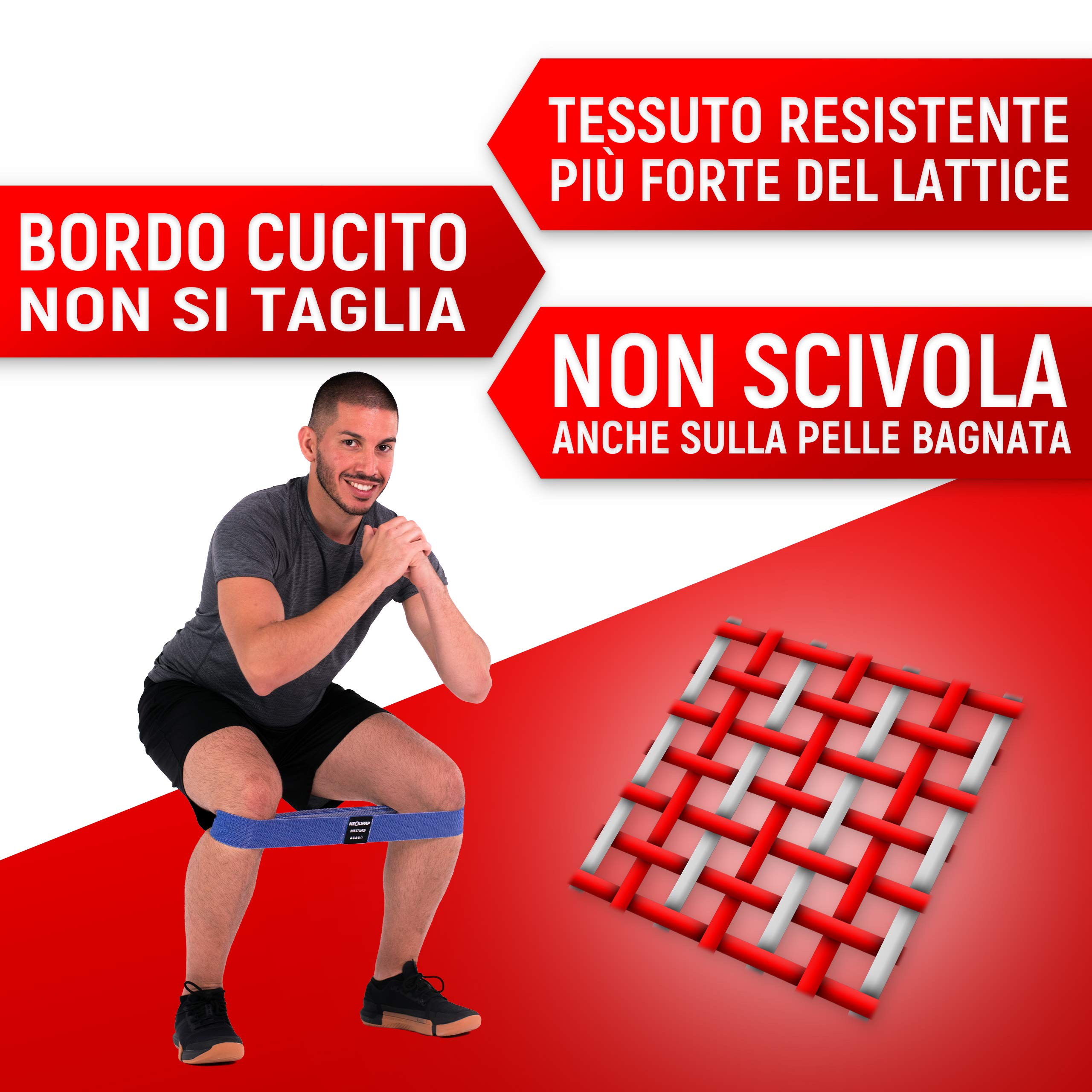 NEOLYMP Elastici fitness – elastico fitness fasce elastiche fitness bande elastiche fitness elastici palestra fascia elastica esercizi banda elastica fitness