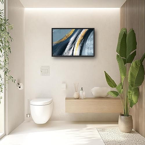 Miniatura 6 de Arte abstracto de pared grande enmarcado para decoración de pared para sala de estar, imágenes abstractas de gran tamaño, pintura moderna extra