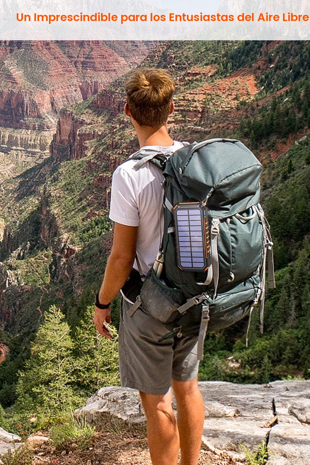 Hiluckey Cargador Solar 20000mAh Batería Externa Inalámbrica Power Bank USB C Carga Rápida Cargador Portátil Movil con 4 Salidas para Teléfono Tabletas