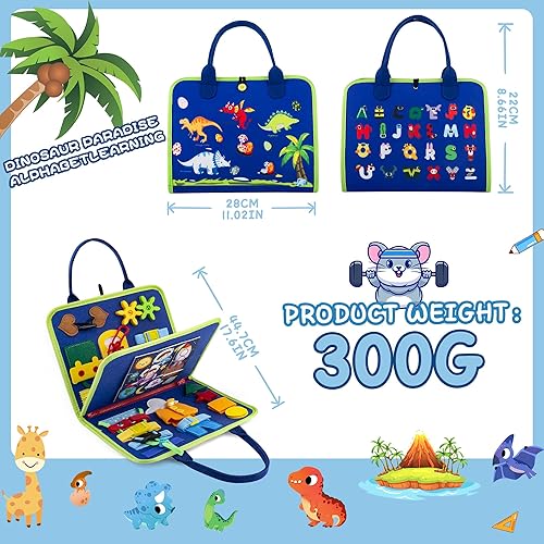 Miniatura 3 de Juguete de tablero ocupado para niños pequeños, juguetes sensoriales Montessori para niños con autismo, aprendizaje educativo preescolarhabilidades