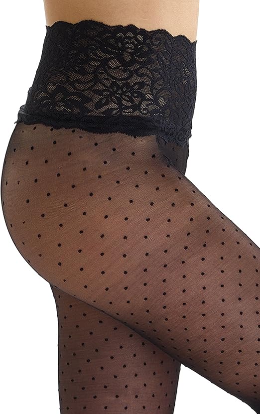 commando polka dot sheer tights